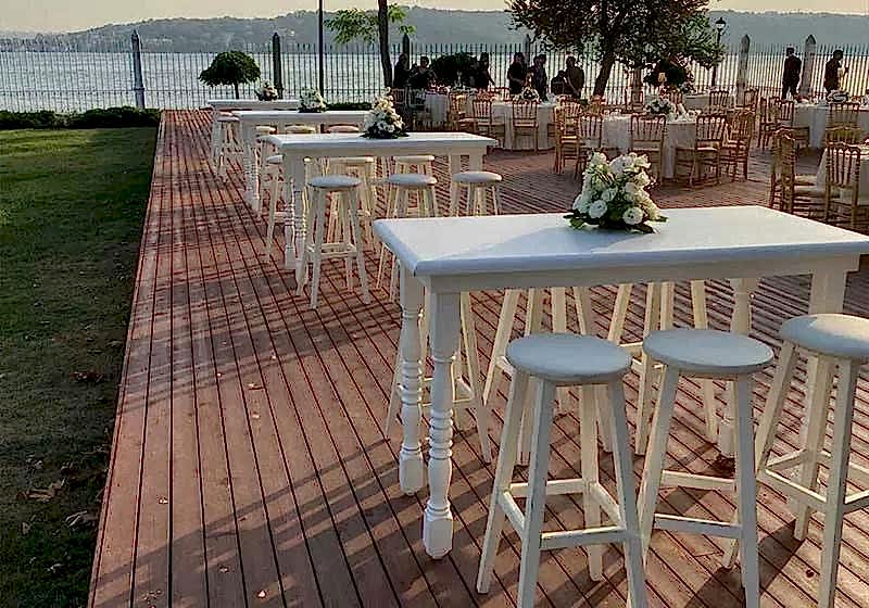 Beyaz Bar Taburesi Kiralama | Kiralık Beyaz Bar Taburesi ve Sandalyesi