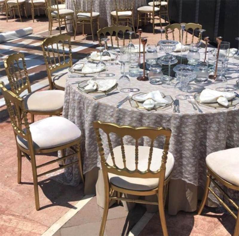 Gold Napolyon Sandalye Kiralama Hizmeti