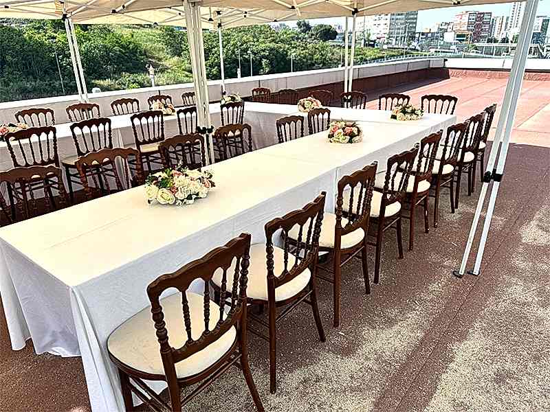 Kahverengi Napolyon Sandalye Kiralama Hizmeti