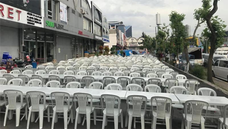 Plastik Masa Sandalye Kiralama Hizmeti