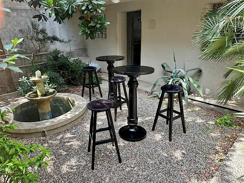 Siyah Lake Kokteyl Masası Kiralama