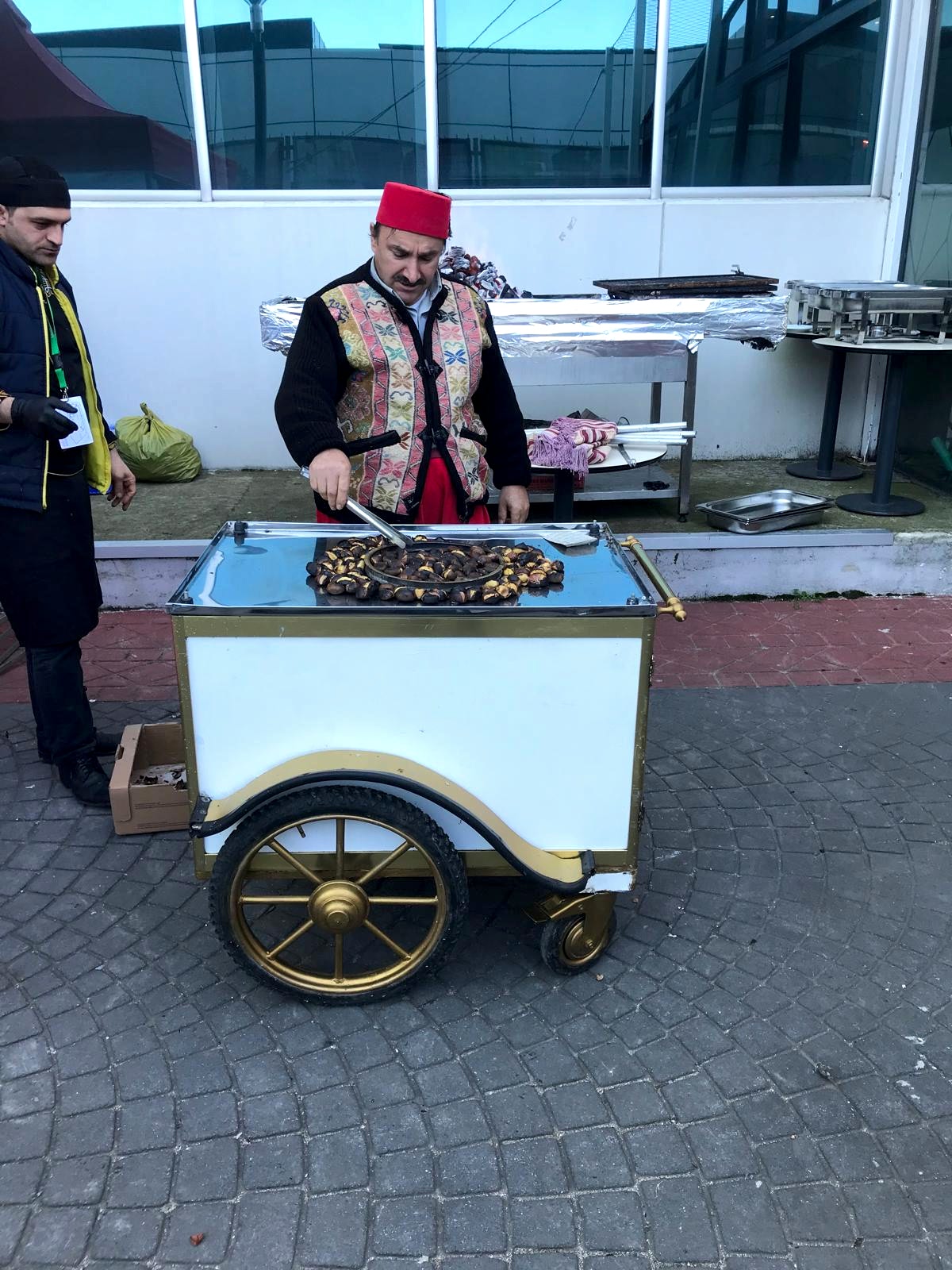 Kestaneci Arabası, Kestaneci Standı ve Organizasyonu